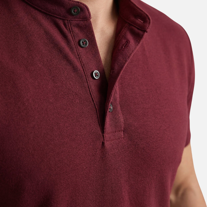 Maglia slim fit in jersey con collo alto da uomo