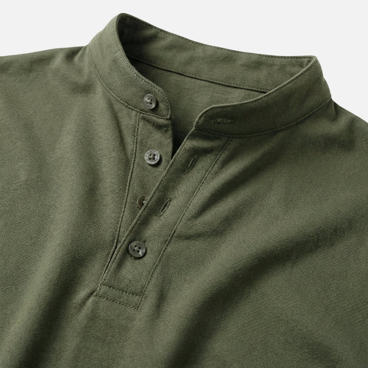 Maglia slim fit in jersey con collo alto da uomo
