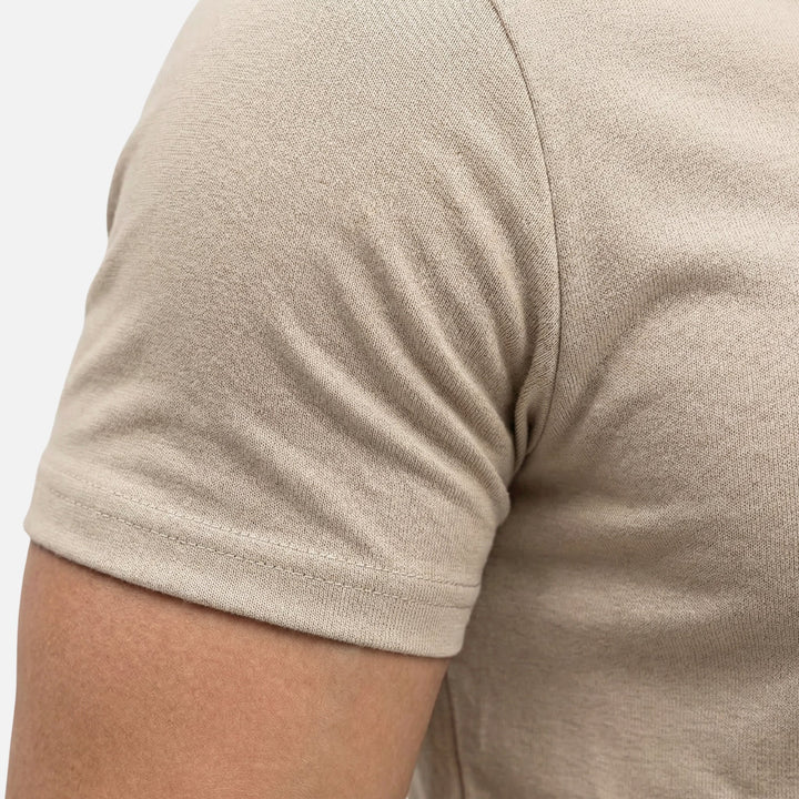 Maglia slim fit in jersey con collo alto da uomo