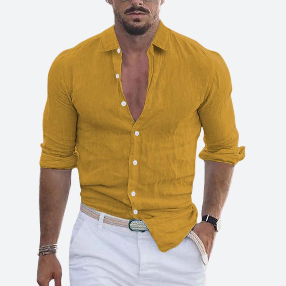 Slim_Fit_Leinen_Sommerhemd_mit_offenem_Kragen_fuer_Herren_2