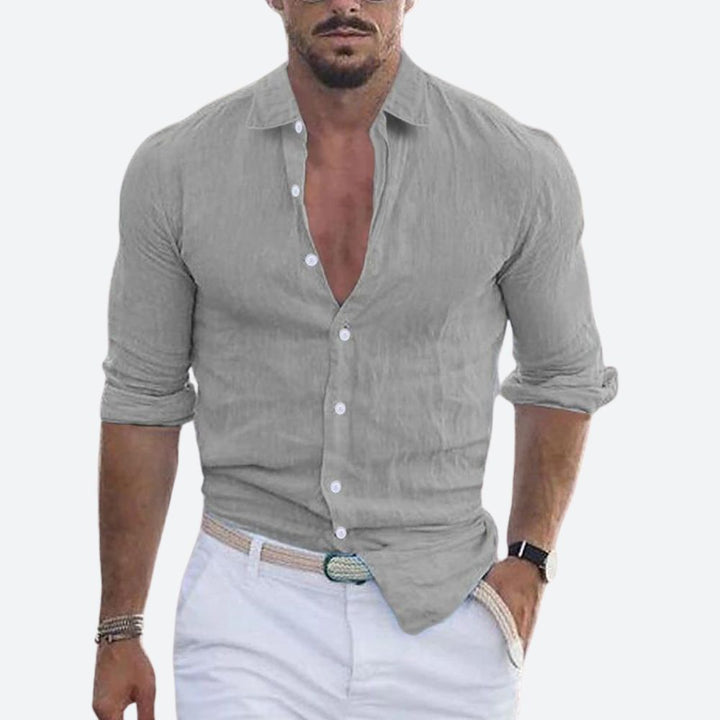Slim_Fit_Leinen_Sommerhemd_mit_offenem_Kragen_fuer_Herren_6