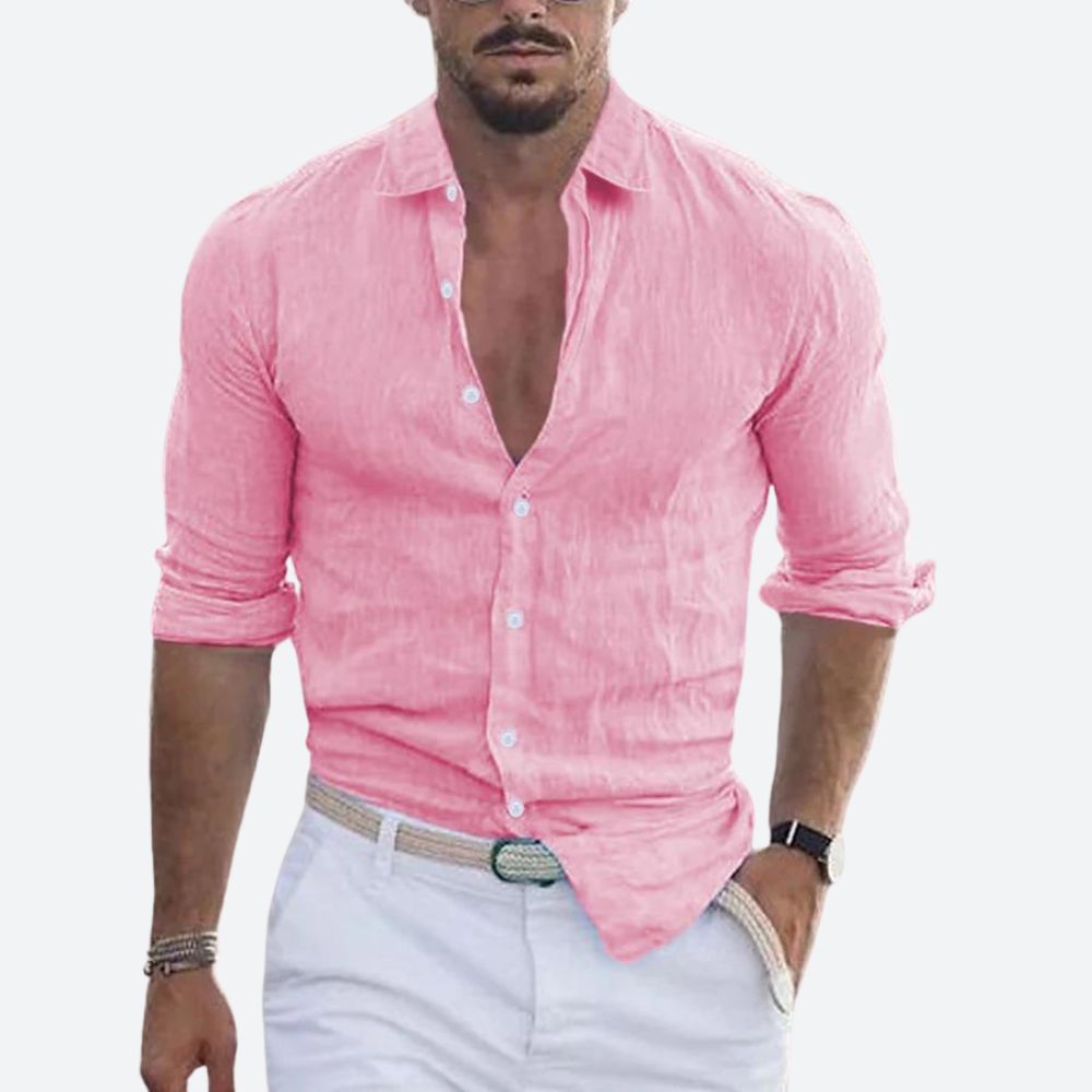 Slim_Fit_Leinen_Sommerhemd_mit_offenem_Kragen_fuer_Herren_7