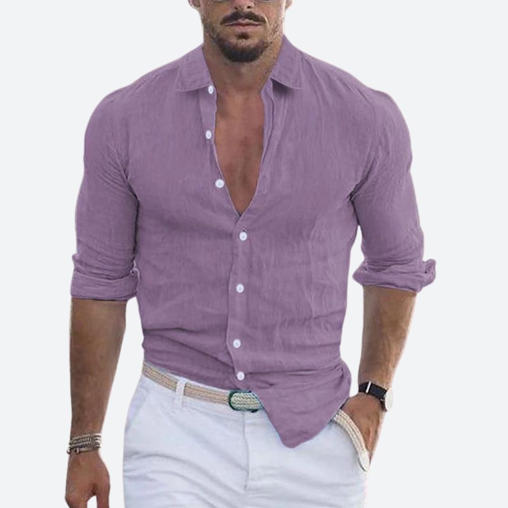 Slim_Fit_Leinen_Sommerhemd_mit_offenem_Kragen_fuer_Herren_9