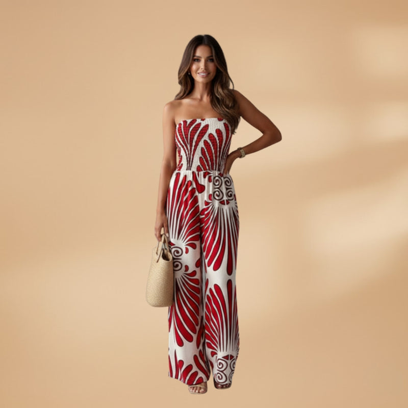 Sommer_Jumpsuit_mit_Blumenmuster_und_gesmoktem_Oberteil_fuer_Damen_2
