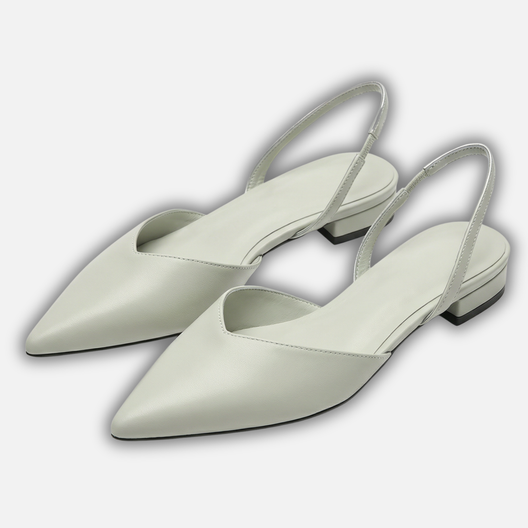 Sommerliche spitze Sandaletten – Niedriger Blockabsatz mit Slingback für Damen