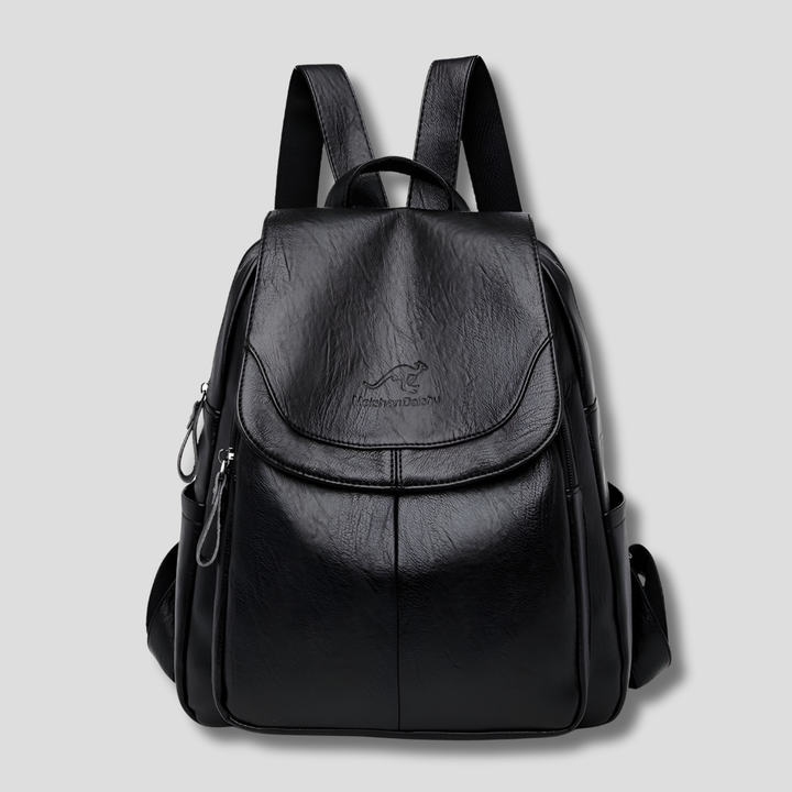 Stilvoller_Diebstahlschutz_Rucksack_Leder_Pragung_Komfort_fur_Damen_3