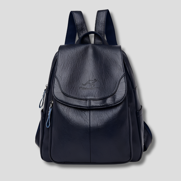 Stilvoller_Diebstahlschutz_Rucksack_Leder_Pragung_Komfort_fur_Damen_4