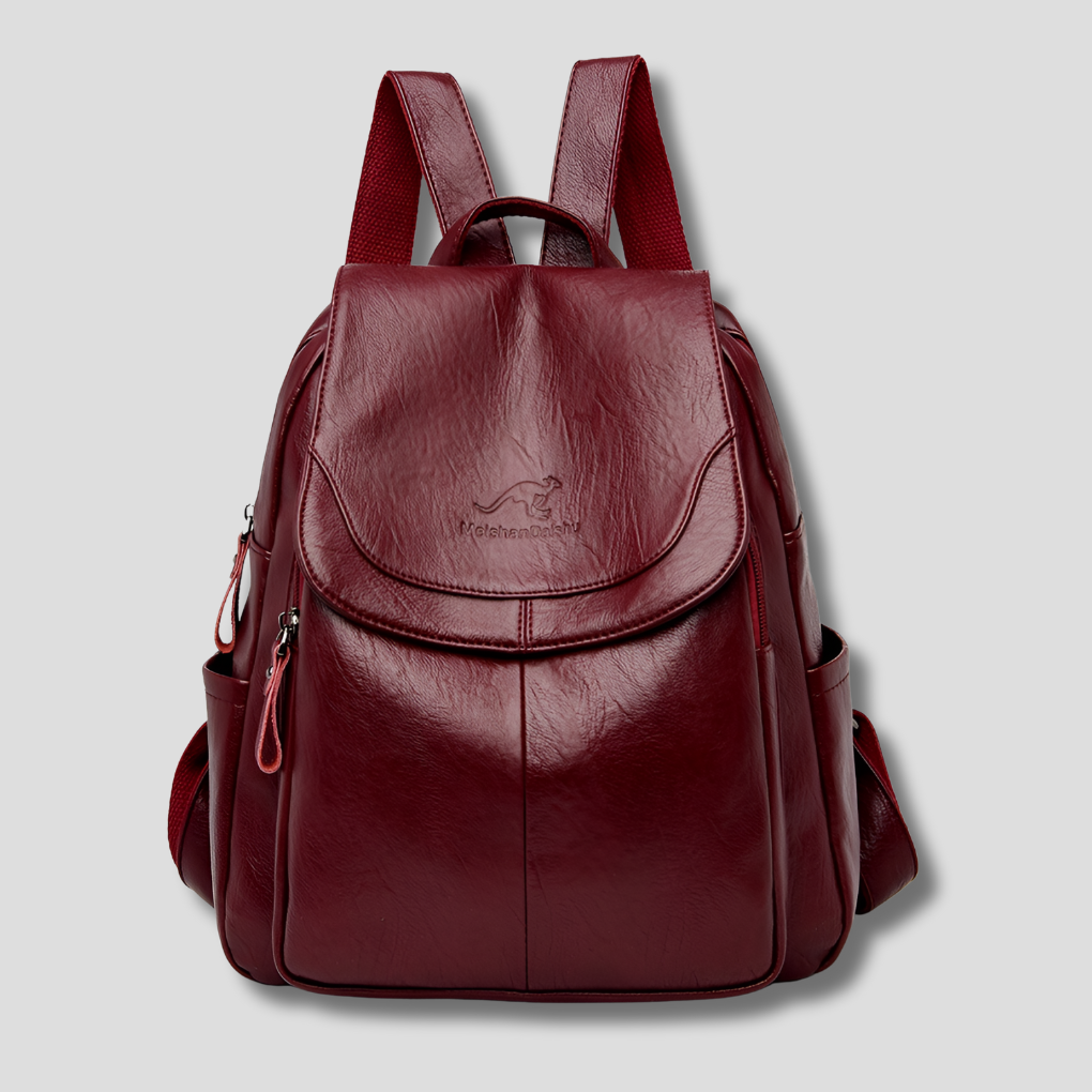 Stilvoller_Diebstahlschutz_Rucksack_Leder_Pragung_Komfort_fur_Damen_5