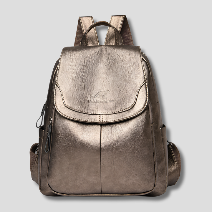 Stilvoller_Diebstahlschutz_Rucksack_Leder_Pragung_Komfort_fur_Damen_8