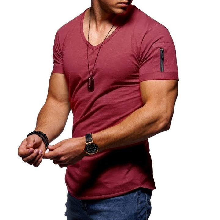 Stretch_T_Shirt_fuer_Herren_V_Ausschnitt_mit_atmungsaktivem_Stoff_2
