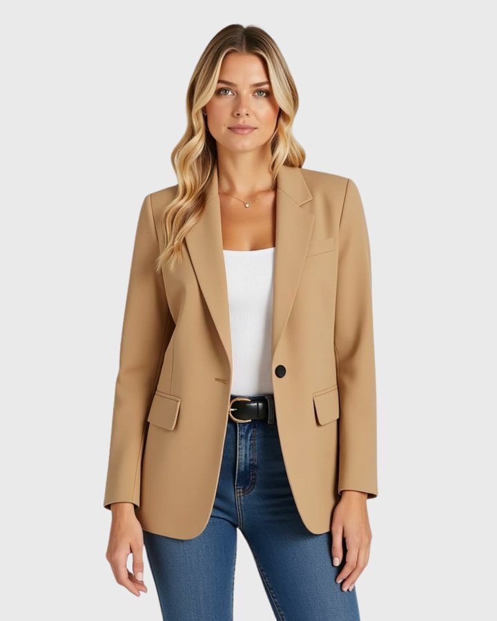 Strukturierter Blazer mit definiertem Schnitt für Frauen
