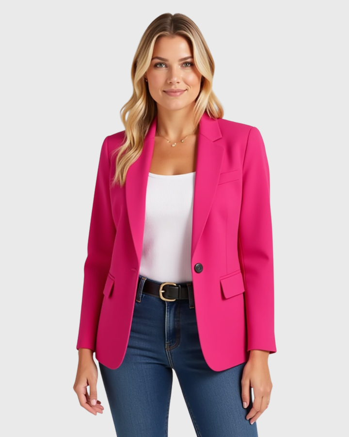 Strukturierter Blazer mit definiertem Schnitt für Frauen