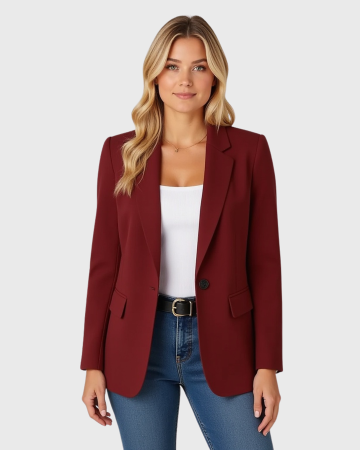 Strukturierter Blazer mit definiertem Schnitt für Frauen
