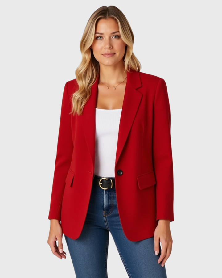 Strukturierter Blazer mit definiertem Schnitt für Frauen