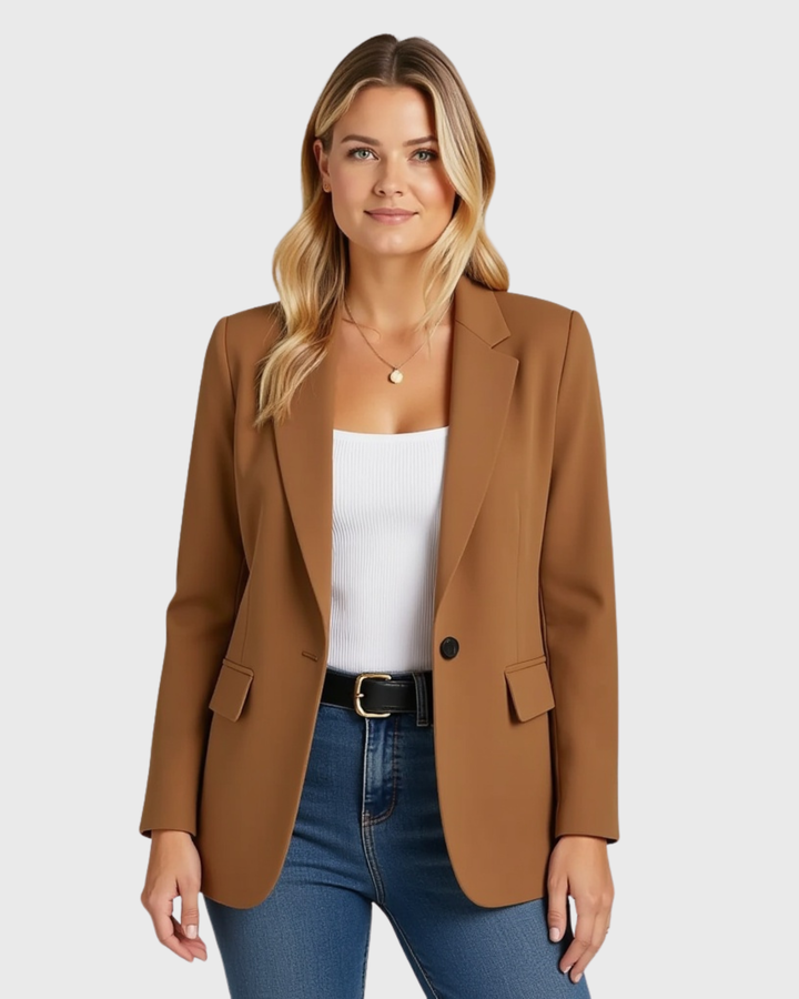 Strukturierter Blazer mit definiertem Schnitt für Frauen
