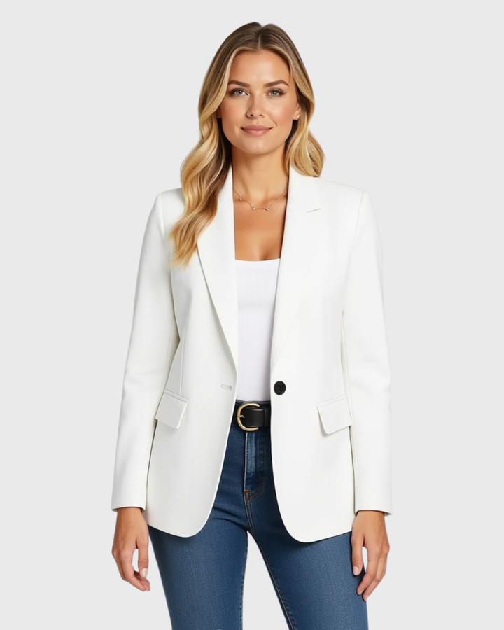 Strukturierter Blazer mit definiertem Schnitt für Frauen