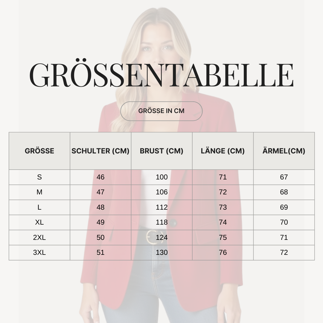 Größentabelle