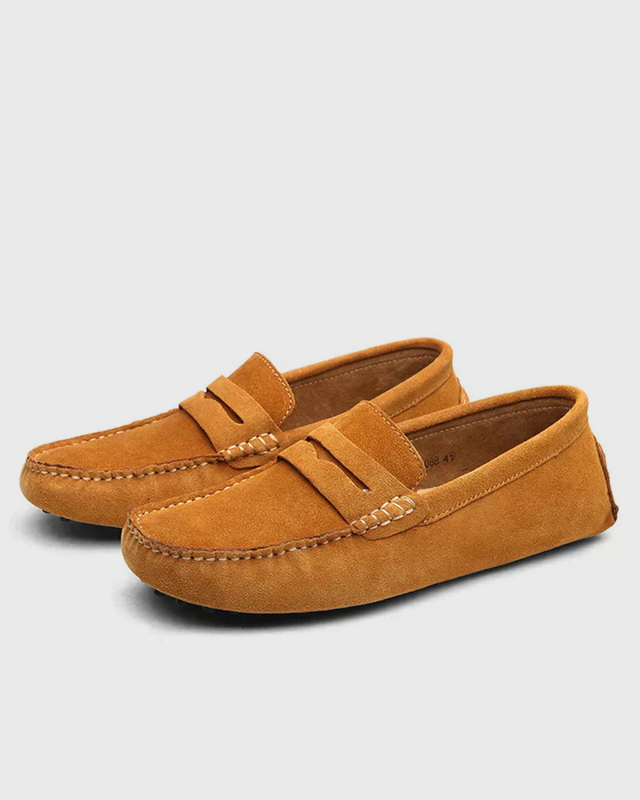 Textured suede loafer – Everyday comfort for men