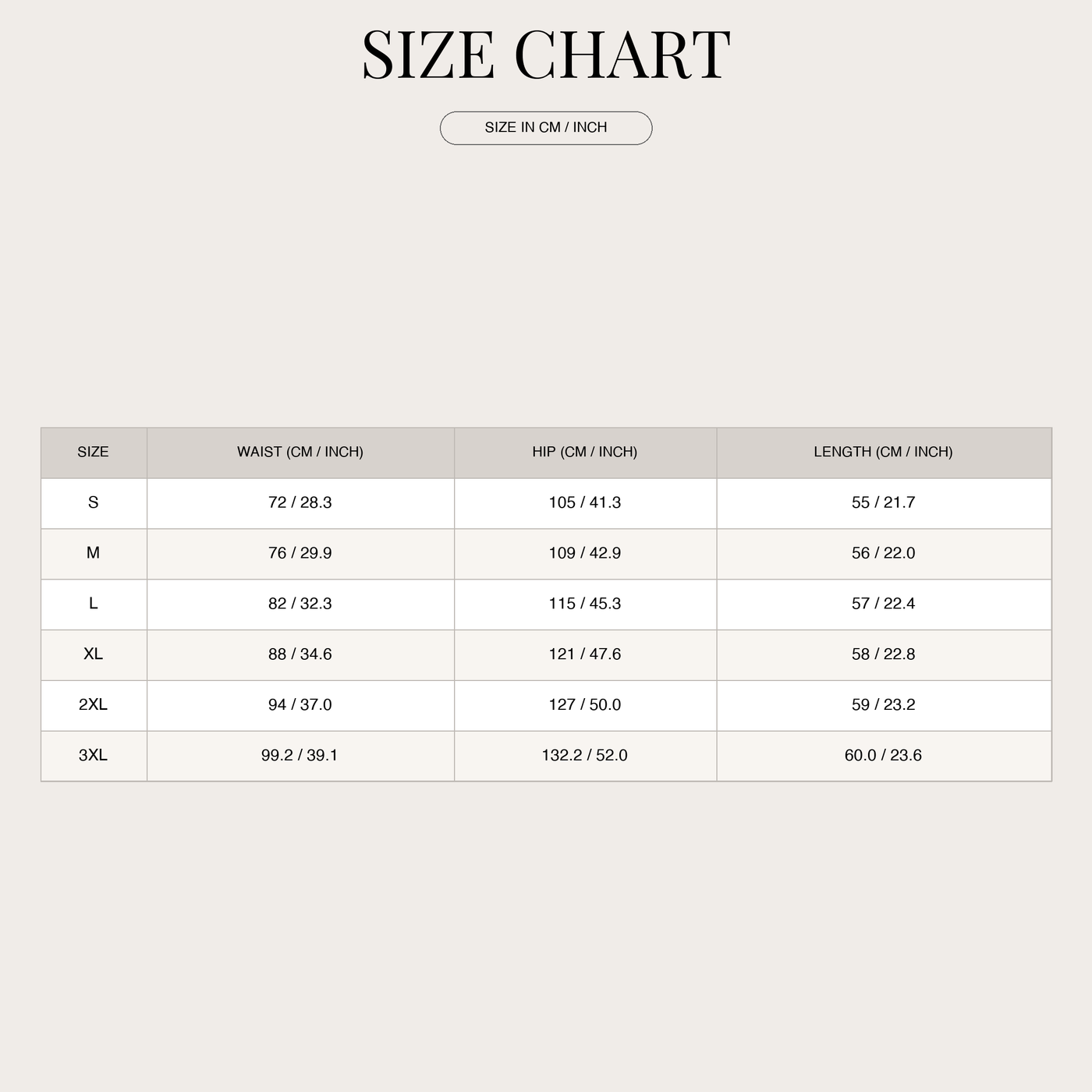 Térdig érő női farmer rövidnadrág magas derékrésszel és egyenes szabással size chart