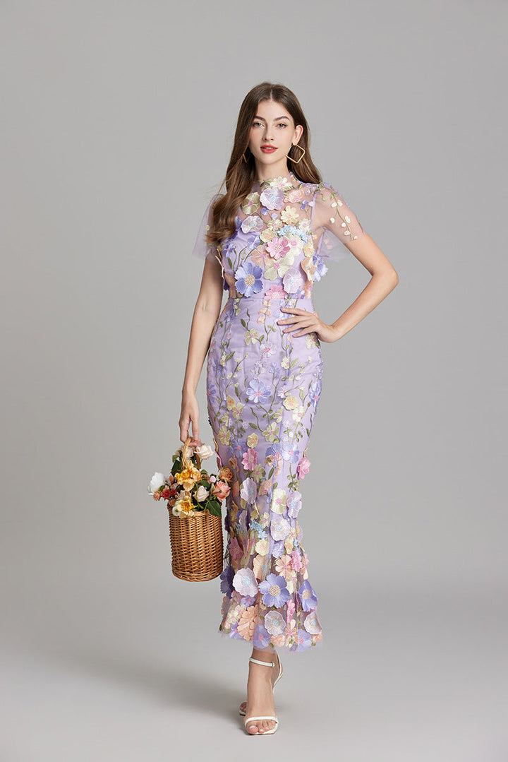 Tuell_Maxikleid_fuer_Damen_3D_Blumenapplikationen_fuer_Abendanlaesse_13