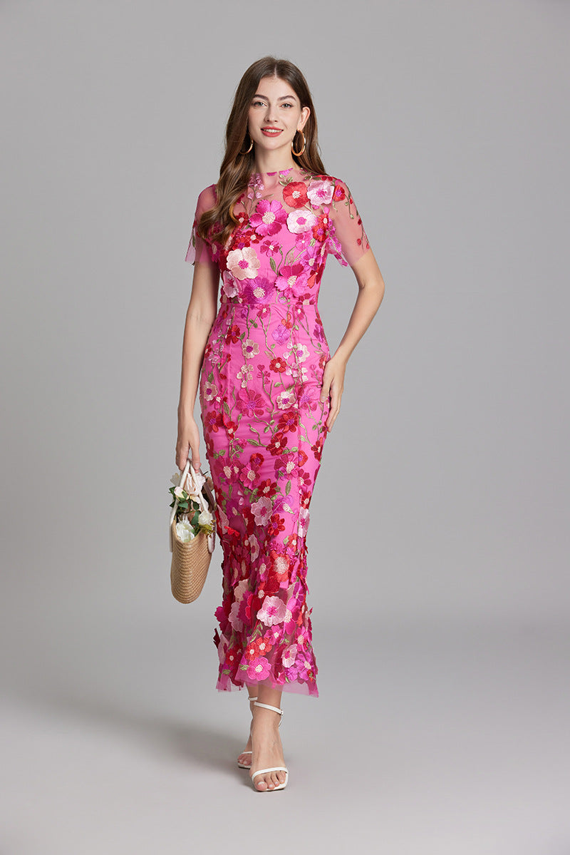 Tuell_Maxikleid_fuer_Damen_3D_Blumenapplikationen_fuer_Abendanlaesse_2