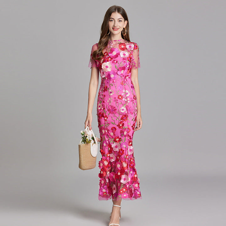 Tuell_Maxikleid_fuer_Damen_3D_Blumenapplikationen_fuer_Abendanlaesse_3