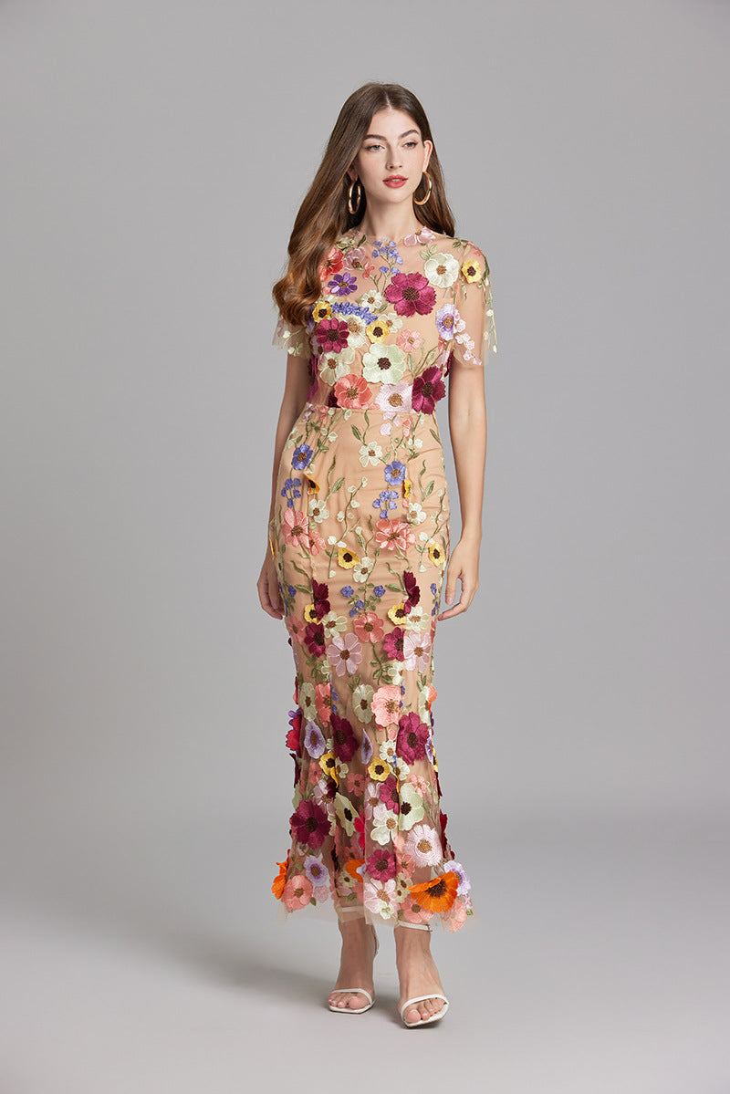 Tuell_Maxikleid_fuer_Damen_3D_Blumenapplikationen_fuer_Abendanlaesse_9
