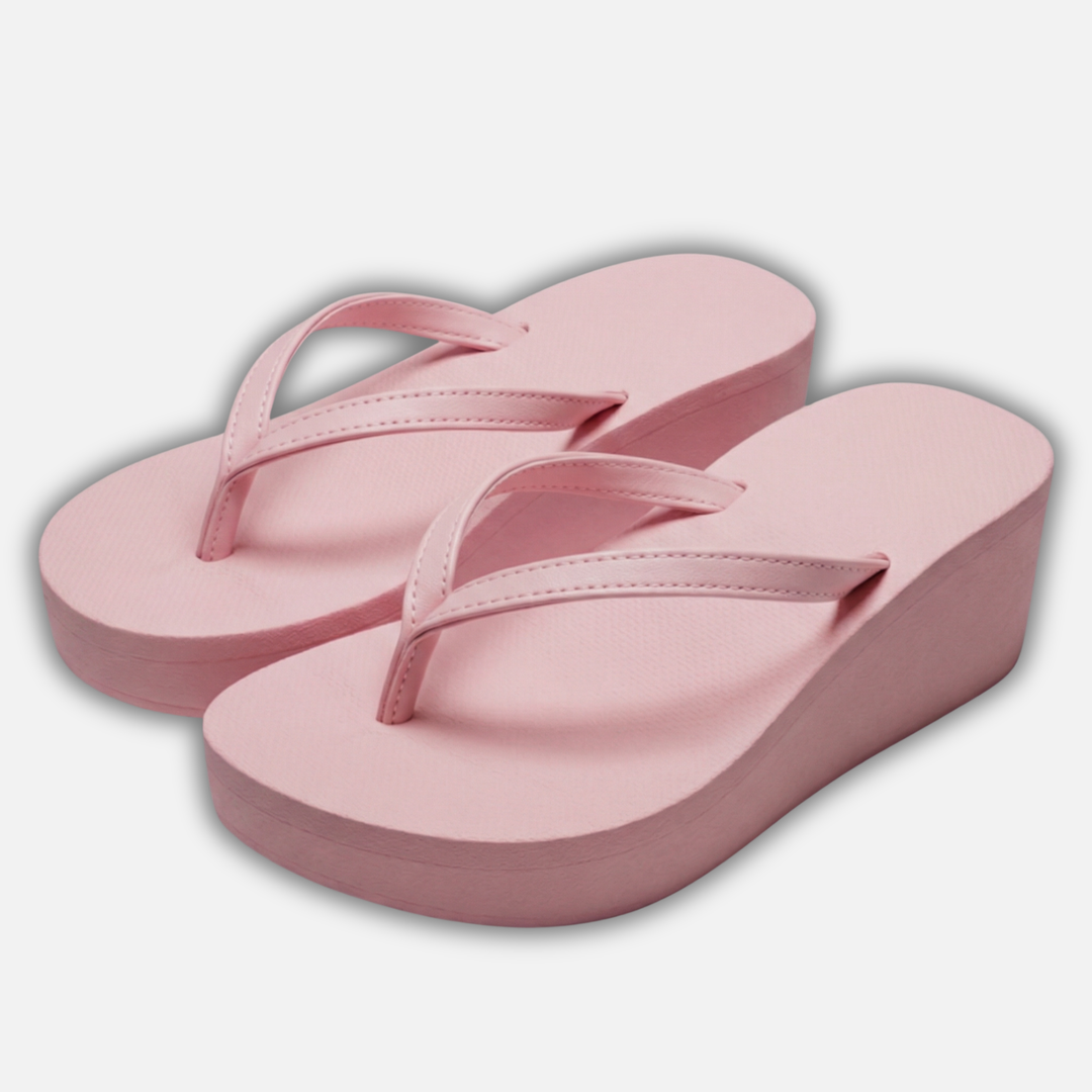 Wedgesandalen mit Zehensteg für Frauen