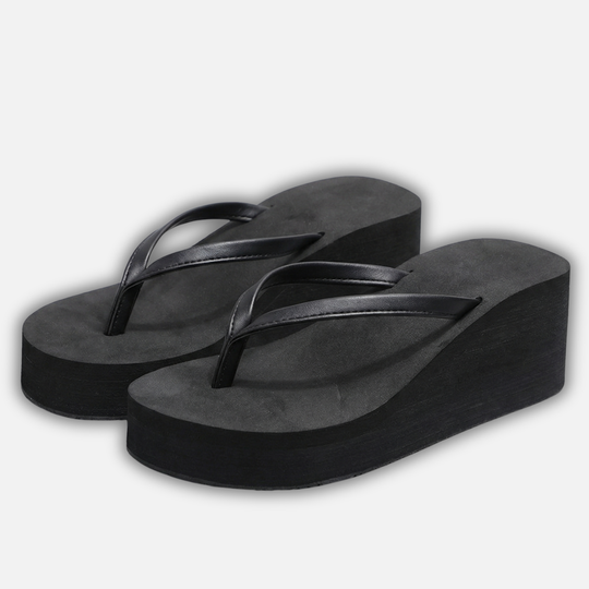 Wedgesandalen mit Zehensteg für Frauen