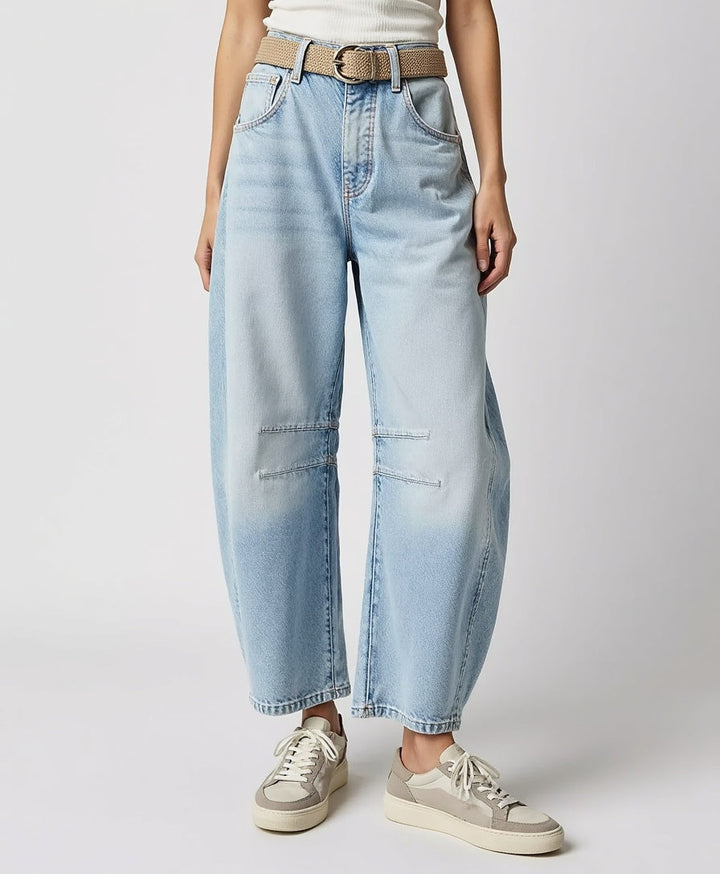 Weite Jeans mit Hohem Bund für Damen