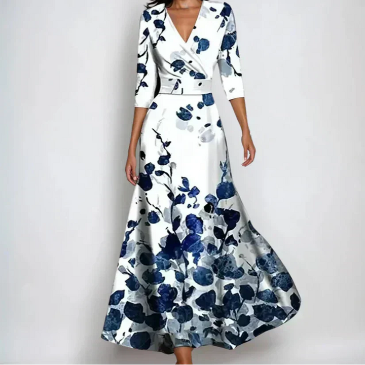 Wickelkleid_fuer_Damen_Elegant_mit_3_4_Aermeln_2