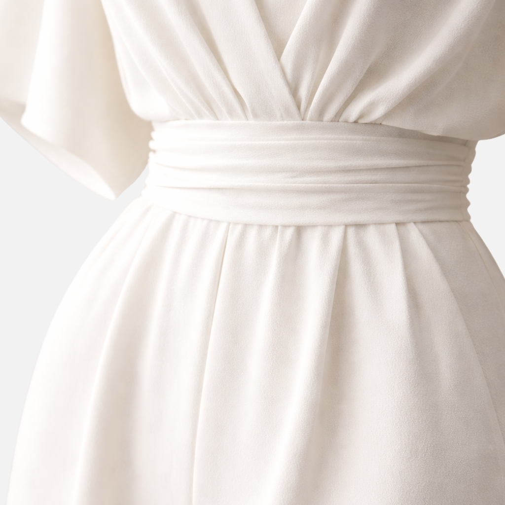 Weites Bein Jumpsuit mit V-Ausschnitt für Damen
