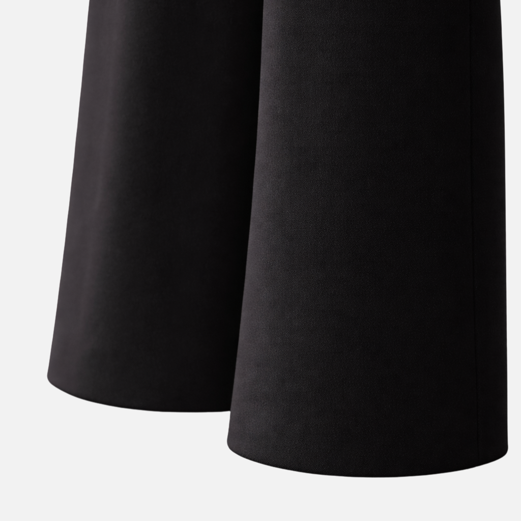 Weites Bein Jumpsuit mit V-Ausschnitt für Damen