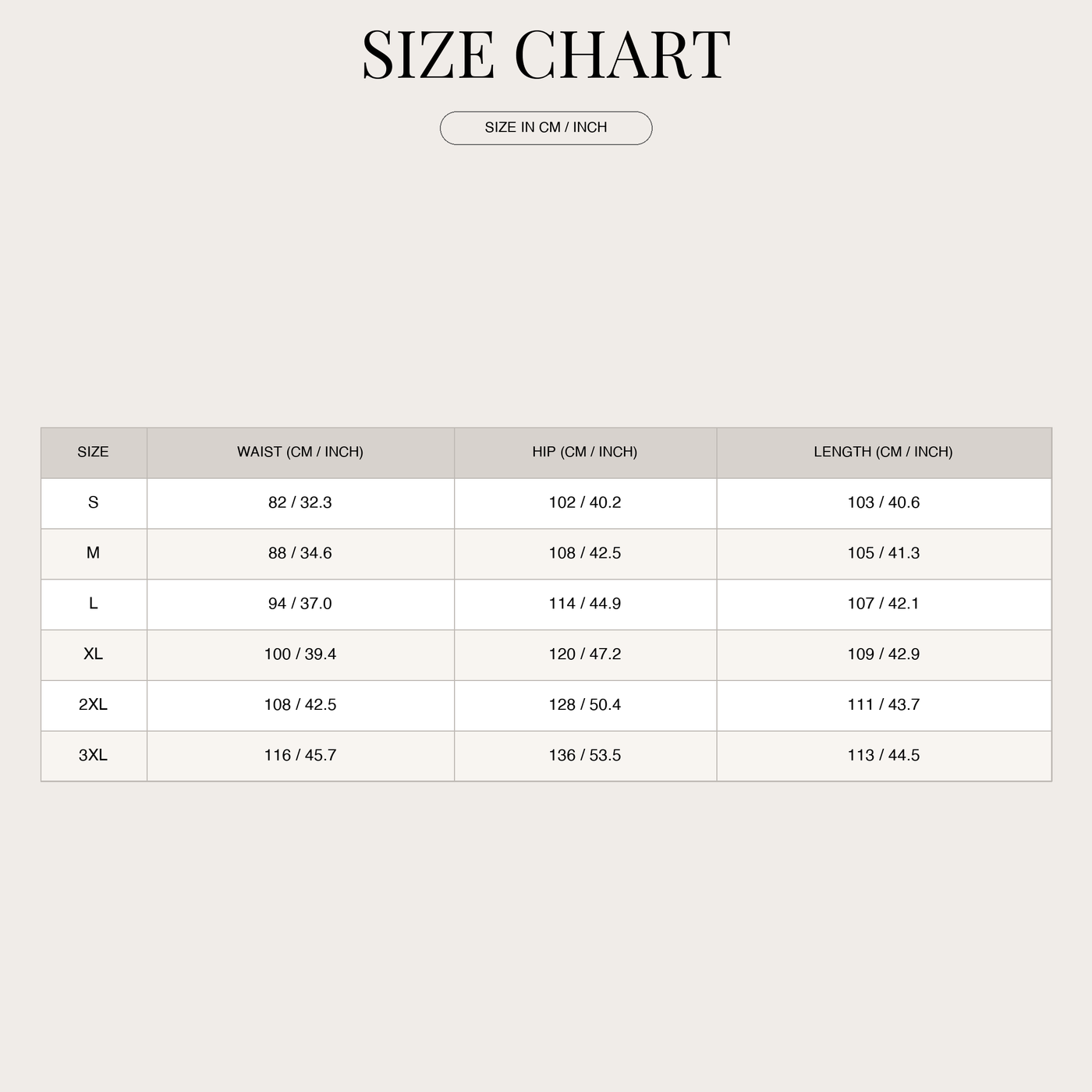 Loose-Fit Linen Pants with Straight Leg for Men size chart
