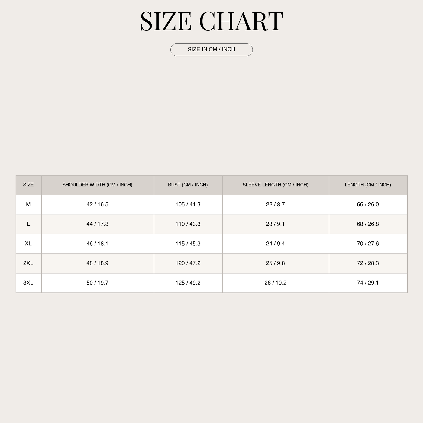 Polo shirt with tipped collar and herringbone pattern for men size chart