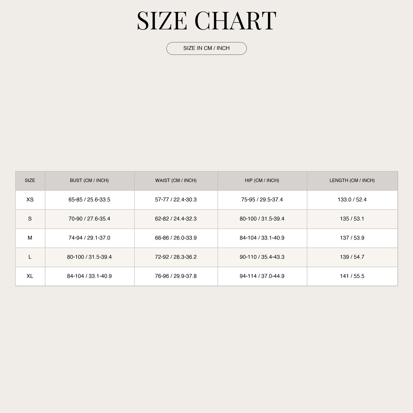 Vestido maxi sin mangas de encaje con forma ajustada para mujer size chart