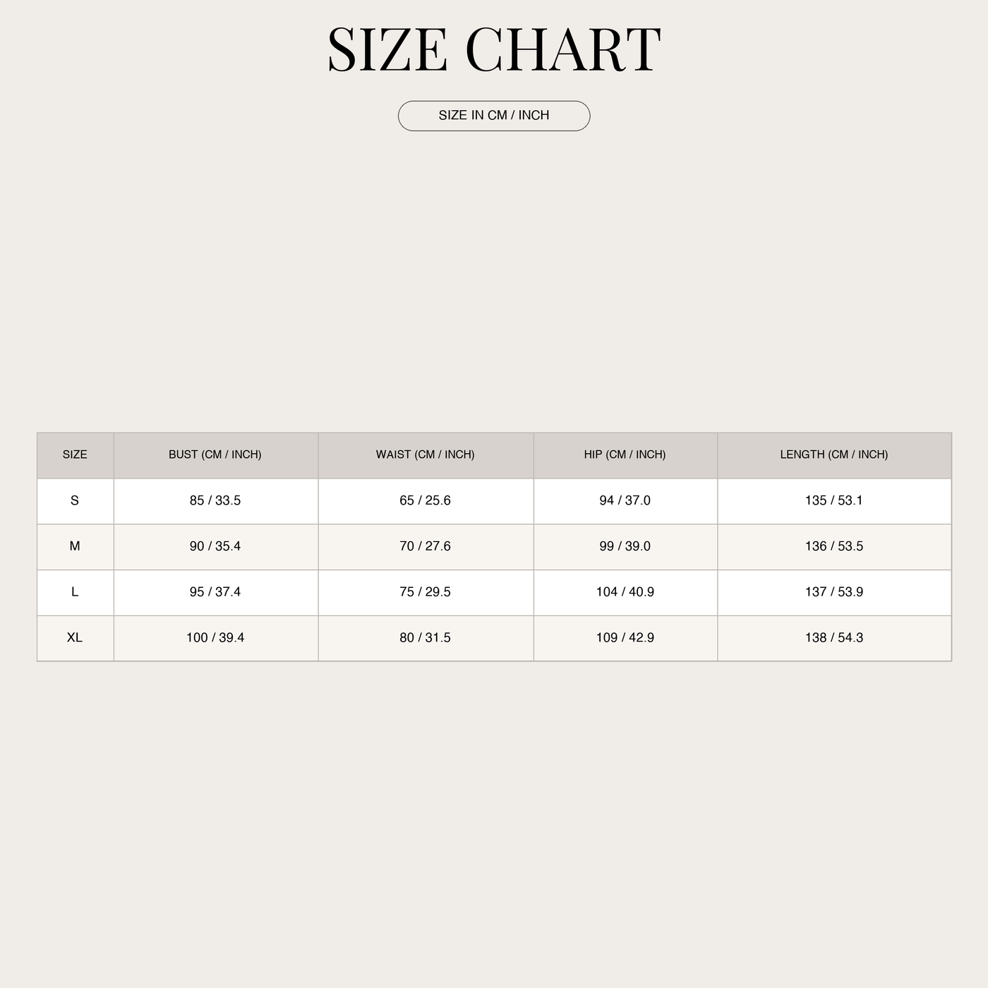 Abito lungo in satin giallo slim fit – abito da sera senza spalline per donna size chart