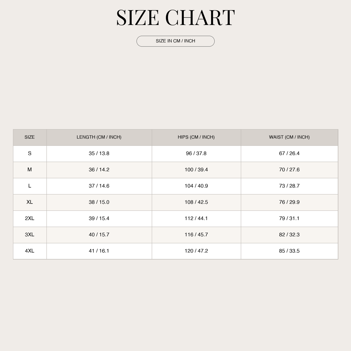 Bañador de secado rápido con cintura elástica para hombre size chart