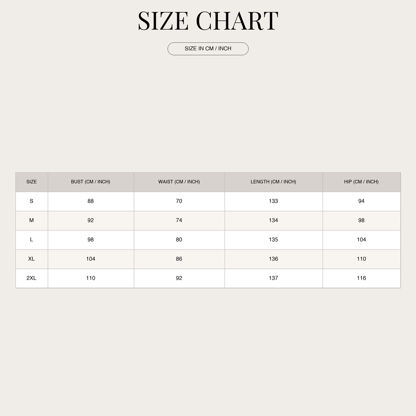 Bohemian linen dress for women – halter neck & backless cut size chart
