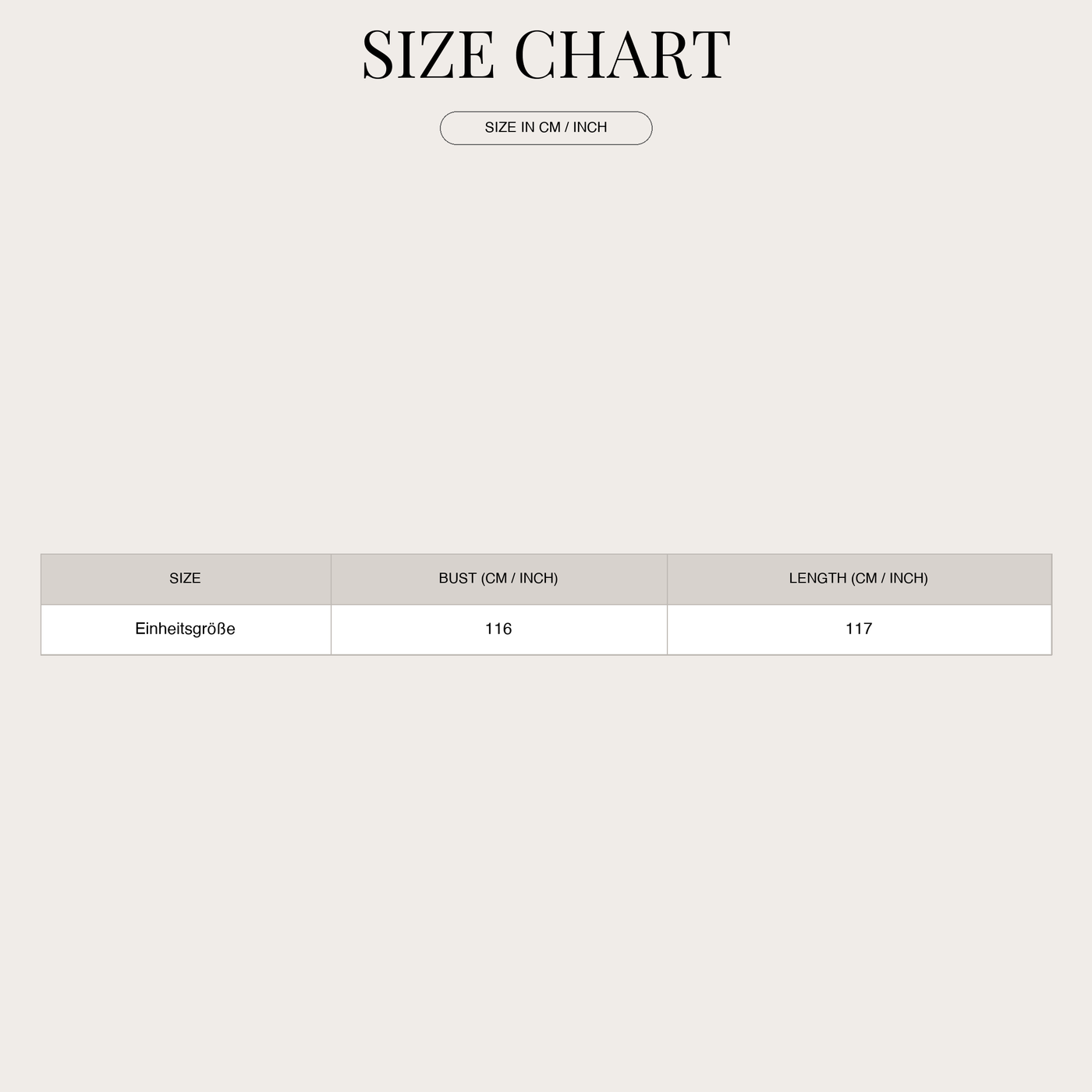 Denim maxi dress for women – oversized with collar and pockets size chart