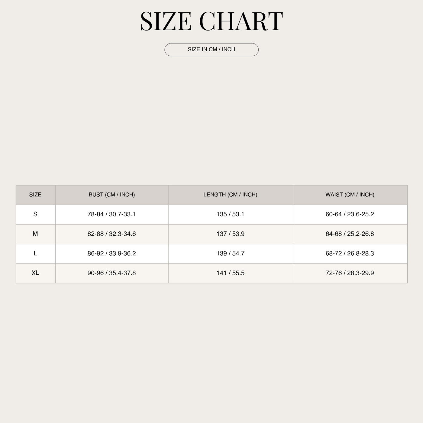 Abito lungo in chiffon per donna – leggero con motivo floreale size chart