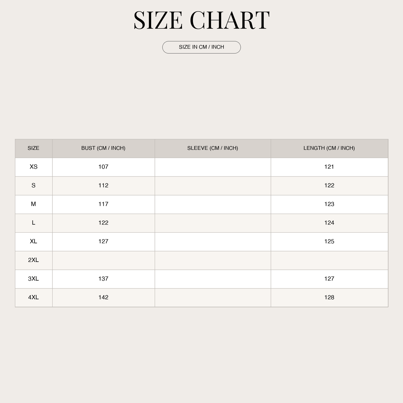 Midi dress for women – striped with button placket and short sleeves size chart