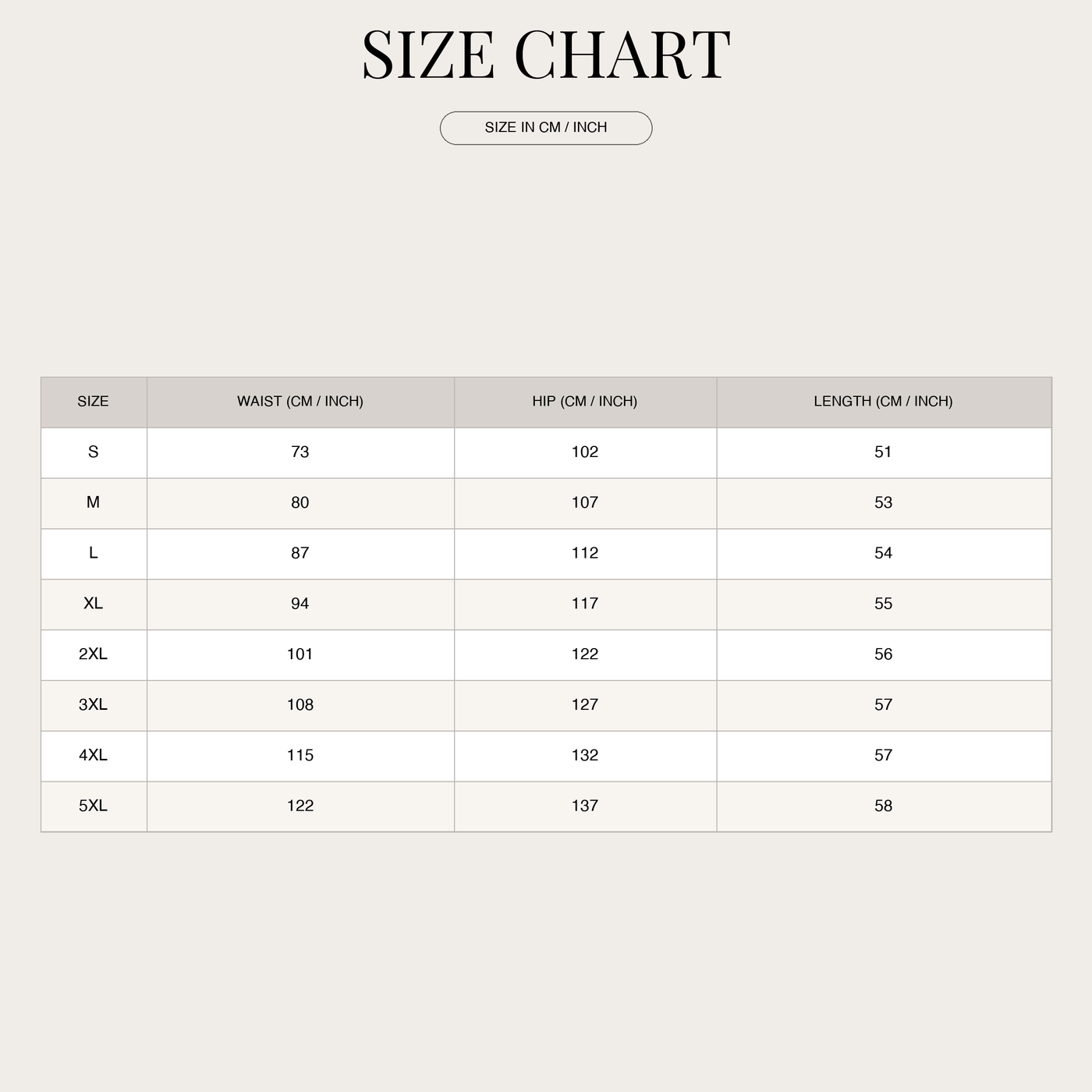 Pantaloncini da uomo – casual con vita elastica e stile estivo size chart