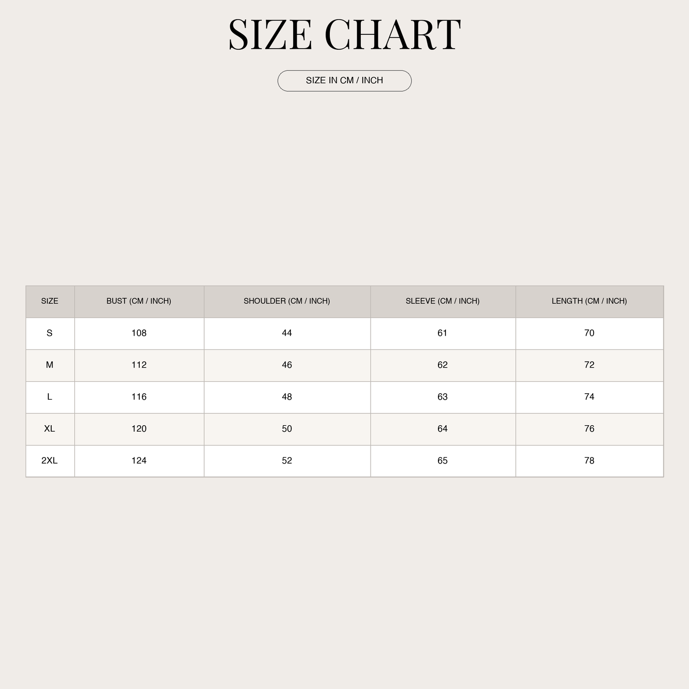 3D shirt for men – colorful abstract summer pattern size chart